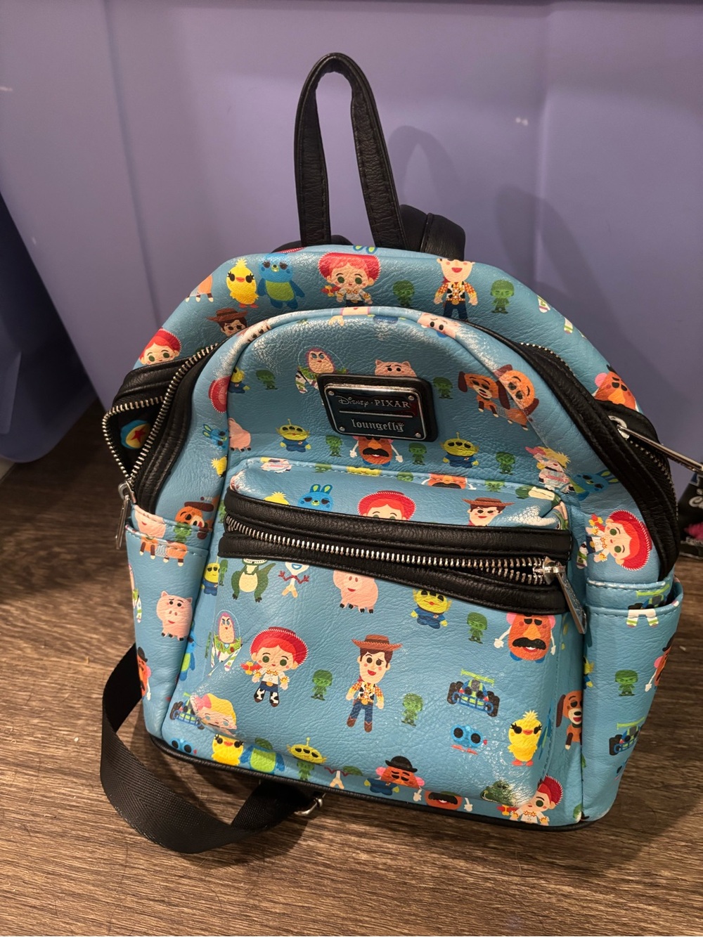 Disney Pixar Toy Story Loungefly Blue Backpack